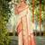 off white smart woven jari designer ethnic ceremonial silk blend saree