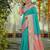 sea green smart woven jari designer ethnic ceremonial silk blend saree
