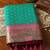 sea green smart woven jari designer ethnic ceremonial silk blend saree