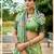 light mint green beautiful traditional rich assam silk blend saree