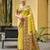 lemon yellow beautiful traditional rich assam silk blend saree