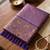 purple woven designer ethnic silk blend saree for traditional looks