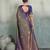 grey woven designer ethnic silk blend saree for traditional looks