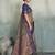 grey woven designer ethnic silk blend saree for traditional looks