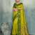olive woven designer ethnic silk blend saree for traditional looks