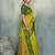 olive woven designer ethnic silk blend saree for traditional looks