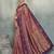 brown woven designer ethnic silk blend saree for traditional looks