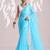 sky blue smart ready to wear bollywood style chiffon saree for party looks