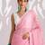 peach smart ready to wear bollywood style chiffon saree for party looks