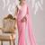 peach smart ready to wear bollywood style chiffon saree for party looks