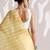 yellow smart ready to wear bollywood style chiffon saree for party looks