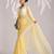 yellow smart ready to wear bollywood style chiffon saree for party looks
