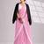 pink smart ready to wear bollywood style chiffon saree for party looks
