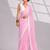 pink smart ready to wear bollywood style chiffon saree for party looks
