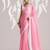 peach smart ready to wear bollywood style chiffon saree for party looks