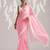 peach smart ready to wear bollywood style chiffon saree for party looks