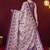 violet beautiful partywear ready to wear designer printed saree