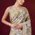 green beautiful partywear ready to wear designer printed saree