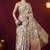 green beautiful partywear ready to wear designer printed saree