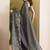 dark green beautiful partywear ready to wear designer printed saree