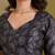 black beautiful partywear ready to wear designer printed saree