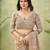 beige ghicha cotton blend fabric beautiful woven designer ethnic saree