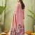 pink ghicha cotton blend fabric beautiful woven designer ethnic saree