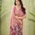 pink ghicha cotton blend fabric beautiful woven designer ethnic saree