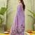 purple ghicha cotton blend fabric beautiful woven designer ethnic saree