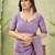purple ghicha cotton blend fabric beautiful woven designer ethnic saree