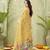 mustard ghicha cotton blend fabric beautiful woven designer ethnic saree