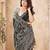 black handloom silk blend fabric woven designer graceful saree