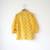 Yellow floral hand block printed cotton kurta
