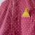 Magenta pink hand block printed cotton nehru jacket
