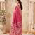 cherry handloom silk blend fabric woven designer graceful saree