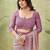 pink beautiful designer ikkat printed jute linen saree