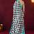 sea green smart and ethnic satin fabric girlie ready to wear ceremonial saree