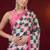 pink smart and ethnic satin fabric girlie ready to wear ceremonial saree