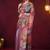 wine smart and ethnic satin fabric girlie ready to wear ceremonial saree