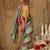 multy smart and ethnic satin fabric girlie ready to wear ceremonial saree