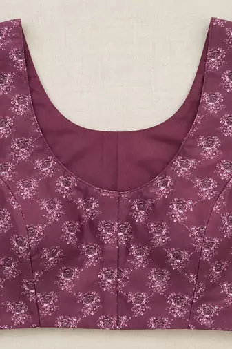 wine smart and ethnic satin fabric girlie ready to wear ceremonial saree