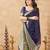 violet ethnic cotton blend fabric weaving jari designer fancy ethnic saree