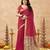 red ethnic cotton blend fabric weaving jari designer fancy ethnic saree