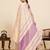 Purple color embroidery cotton silk saree with blouse