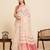 Red color embroidery cotton silk saree with blouse