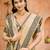 beige and black smart and ethnic graceful partywear assam silk blend woven designer saree