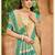 beige and teal blue smart and ethnic graceful partywear assam silk blend woven designer saree