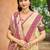 beige and wine smart and ethnic graceful partywear assam silk blend woven designer saree