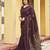 brown khadi silk blend fabric woven paithani pallu designer girlie trendy saree