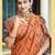 orange smart and elegant assam silk blend ethnic woven designer saree
